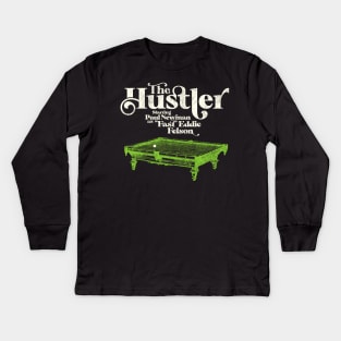 The Hustler "Fast" Eddie Felson Kids Long Sleeve T-Shirt